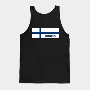 Kuopio City in Finnish Flag Tank Top